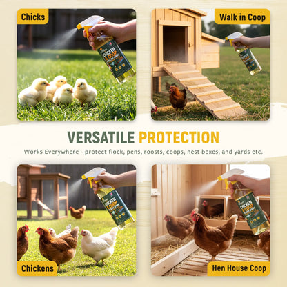 Reliant Pet Chicken & Coop Poultry Spray for Mites,Lice,Ticks,Fleas and Flies - Safe for Use on Chickens and No Egg Removal Needed - Sale - Mother'S Day Sale - Father'S Day Sale - Deals for You Days Sale