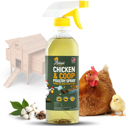Reliant Pet Chicken & Coop Poultry Spray for Mites,Lice,Ticks,Fleas and Flies - Safe for Use on Chickens and No Egg Removal Needed - Sale - Mother'S Day Sale - Father'S Day Sale - Deals for You Days Sale